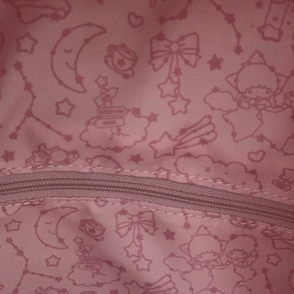 Loungefly Little Twin Stars Backpack with matching card holder - Picture 14 of 14